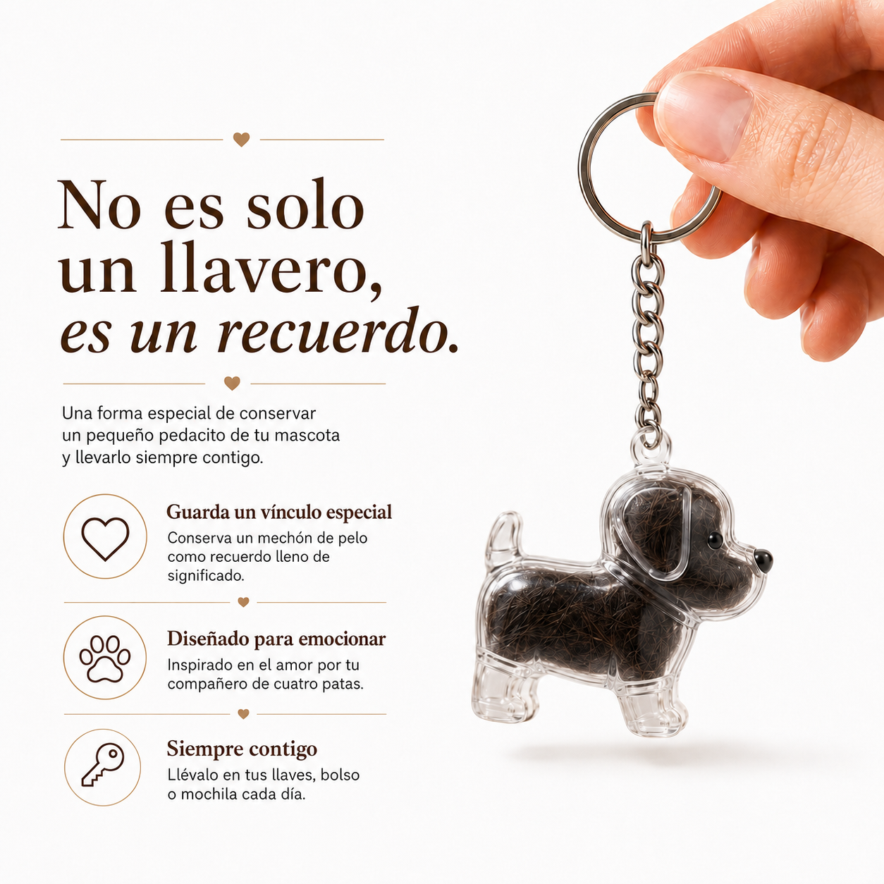 Llavero Recuerdo de tu Mascota
